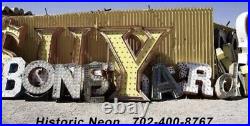 Vintage Voss Drugs 2 Sided Neon Sign