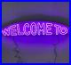 Vintage_WELCOME_TO_Working_Purple_Neon_Sign_60x10_on_Painted_Wooden_Backer_01_utv
