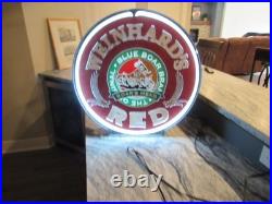 Vintage Weinhards Red Boars Head Light Up Advertising Motion Neon Beer Sign 1994