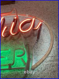 Vintage West Bend Lithia Open Neon Wisconsin Beer Brewery Sign