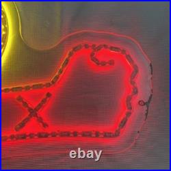 Vintage Western Cowboy Cowgirl Neon Light Sign Works, No Power Adapter Included