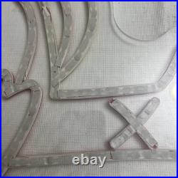 Vintage Western Cowboy Cowgirl Neon Light Sign Works, No Power Adapter Included