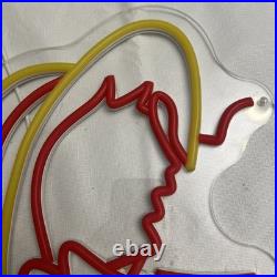 Vintage Western Cowboy Cowgirl Neon Light Sign Works, No Power Adapter Included