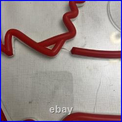 Vintage Western Cowboy Cowgirl Neon Light Sign Works, No Power Adapter Included