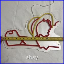 Vintage Western Cowboy Cowgirl Neon Light Sign Works, No Power Adapter Included