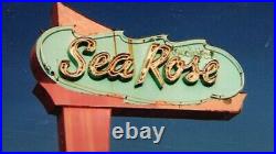 Vintage Wildwood NJ 60s Motel Hotel Neon Sign Boardwalk Beach Rare Pink Blue
