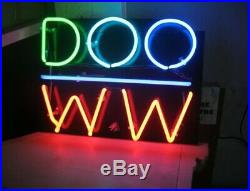 Vintage Wildwood NJ NEON DOO WW Lighted Sign Pickup In Philadelphia