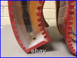 Vintage Yellow Red Neon Letter S 15 1/2 Tall X 12 Wide X 9 Deep