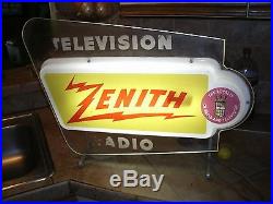 Zenith TV Radio Sign