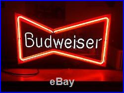 Vintage budweiser beer neon sign