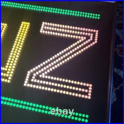 Vintage business Fiber Does, inc Open Sign Model #VD1 337560 Vibrant neon Colors