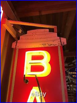 Vintage neon bakery sign