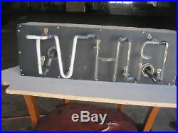 Vintage neon sign TV-HIFI old neon electric sign neon lamps electronics