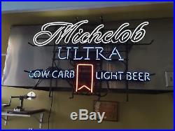 Vintage original from a bar Large Michelob Ultra Beer neon sign