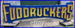 Vintage original neon sign FUDRUCKERS