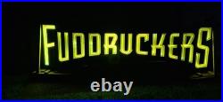 Vintage original neon sign FUDRUCKERS