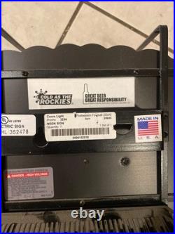 Vintage original neon sign beer