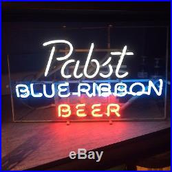 Vintage pabst blue ribbon Neon lighted sign