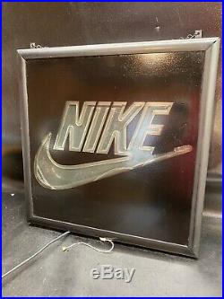 Vtg 1993 Nike NEON Sign Nike Swoosh 19 Store Display