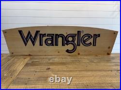 Vtg 2002 Wrangler Western Wear Neon Sign Store Display Cowboy Everbrite Inc USA Vtg 2002 Wrangler Western Wear Neon Sign Store Display Cowboy Everbrite Inc USA