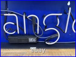 Vtg 2002 Wrangler Western Wear Neon Sign Store Display Cowboy Everbrite Inc USA