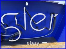 Vtg 2002 Wrangler Western Wear Neon Sign Store Display Cowboy Everbrite Inc USA
