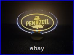 Vtg 2003 Pennzoil Logo Light Up Sign Display Edgebrite / GHN Neon