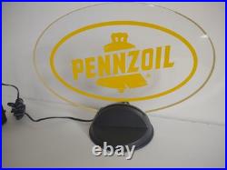 Vtg 2003 Pennzoil Logo Light Up Sign Display Edgebrite / GHN Neon
