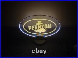 Vtg 2003 Pennzoil Logo Light Up Sign Display Edgebrite / GHN Neon