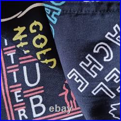 Vtg 50s Repro Casino NEON SIGN Novelty Rayon Shirt Gambler Rockabilly NEW 47 L