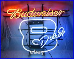 Vtg Budweiser/ Dale Earnhardt Jr #8 Neon Bar Sign Indoor Model NG. A206GL Works