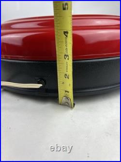 Vtg Neon Clock Underwriters Laboratories Electric Sign Works RED ALEX'S PLACE