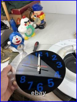 Vtg Neon Clock Underwriters Laboratories Electric Sign Works RED ALEX'S PLACE