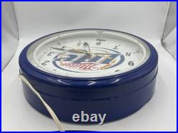 Vtg Original Miller Lite Neon Beer Clock Sign Industrial Restaurant Tavern USA