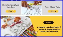 Welcome to Lasvegas Neveda Vintage Neon Sign Light Glass Decor Handmade 24x18