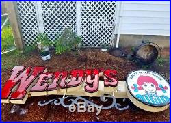 Wendy's vintage sign Large neon
