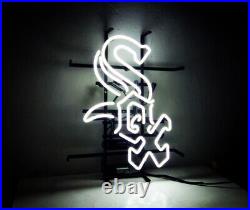 White S O X Vintage Style Custom Neon Sign Man Cave Shop Window Wall 15x19