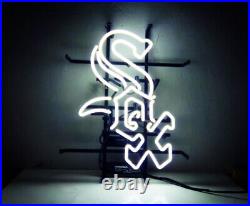 White S O X Vintage Style Custom Neon Sign Man Cave Shop Window Wall 15x19