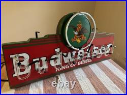 Working Vintage Budweiser, King Of Beers Neon Sign