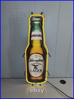 Yuengling Lager Neon Beer Sign 28 Bottle Bar Light Vintage Style Man Cave Decor