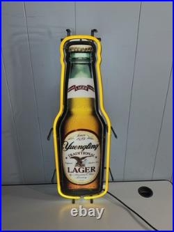 Yuengling Lager Neon Beer Sign 28 Bottle Bar Light Vintage Style Man Cave Decor