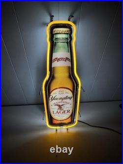 Yuengling Lager Neon Beer Sign 28 Bottle Bar Light Vintage Style Man Cave Decor