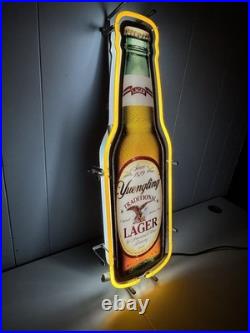 Yuengling Lager Neon Beer Sign 28 Bottle Bar Light Vintage Style Man Cave Decor