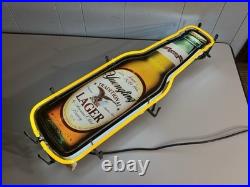 Yuengling Lager Neon Beer Sign 28 Bottle Bar Light Vintage Style Man Cave Decor
