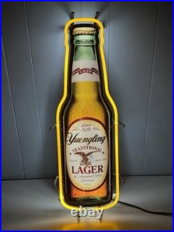 Yuengling Lager Neon Beer Sign 28 Bottle Bar Light Vintage Style Man Cave Decor