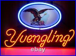 Yuengling Shop Neon Sign Vintage Bar Decor Artwork Glass Acrylic Eagle