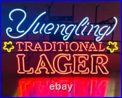 Yuengling Traditional Lager Beer Vintage Neon Light Sign Lamp Lager Decor 24X20