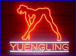 Yvengling Live Nudes Girl Lamp Glass Vintage Bar Neon Sign Express Shipping