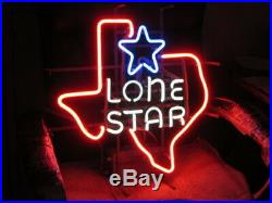 (vtg) Lone Star Beer Sign Neon Light Up Original Old Texas Tavern Bar Pub Neon